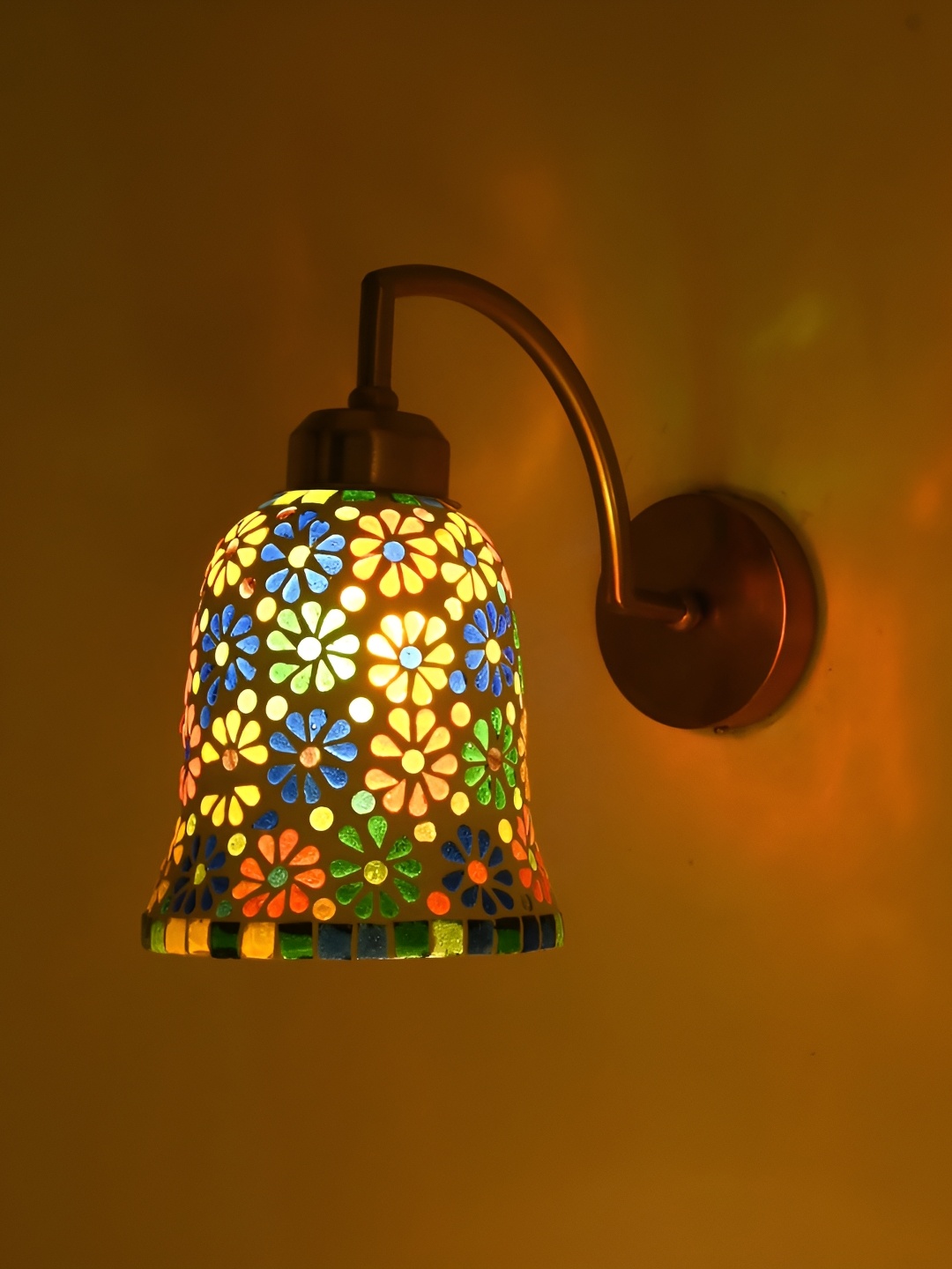 

Afast Multicoloured Metal Rectangle Shaped Wall Lamp, Multi