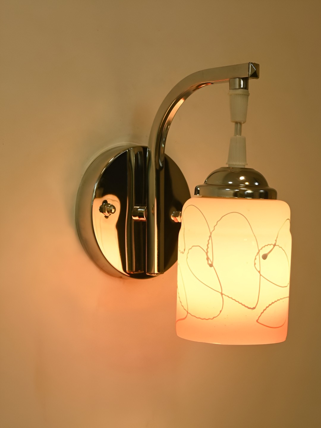 

Afast Orange & White Metal Rectangle Shaped Wall Lamp