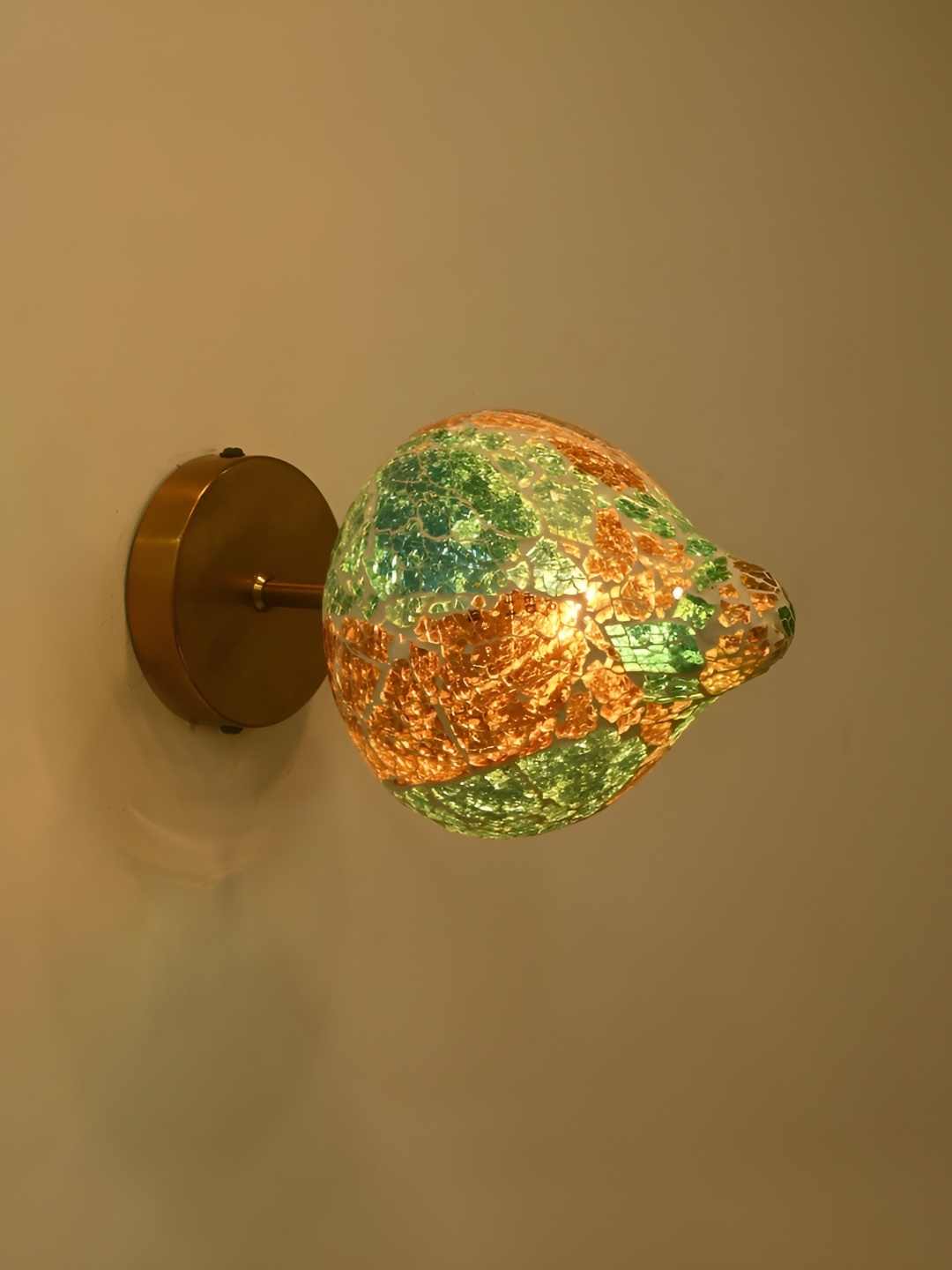 

Afast Blue & Orange Metal Rectangle Shaped Wall Lamp