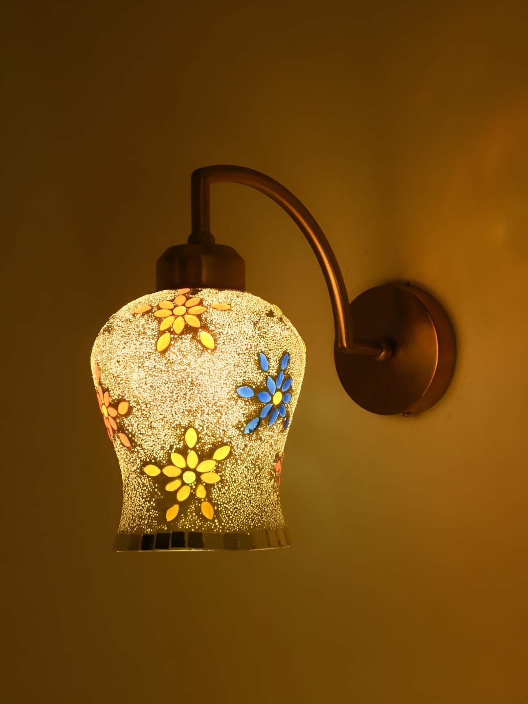 

Afast Multicoloured Metal Rectangle Shaped Wall Lamp, Multi