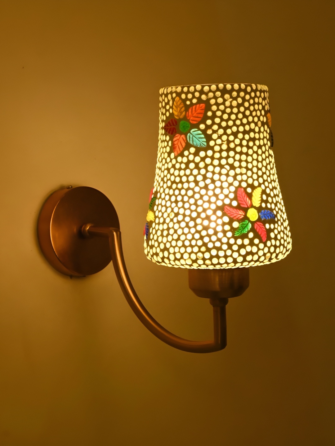 

Afast Multicoloured Metal Rectangle Shaped Wall Lamp, Multi