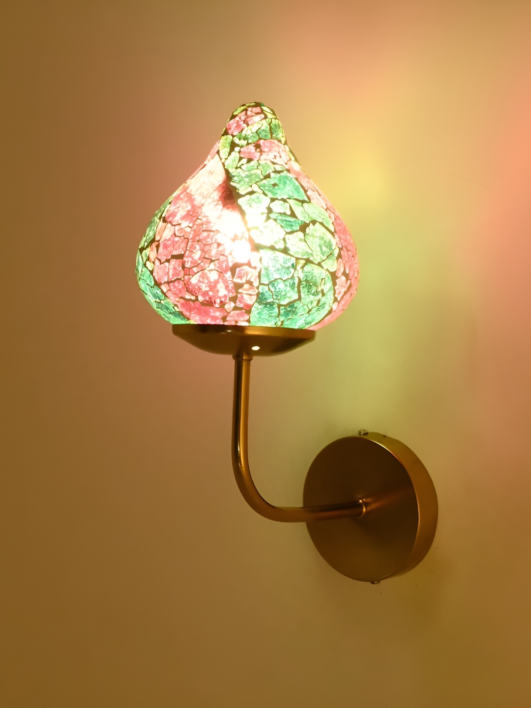 

Afast Blue & Pink Metal Rectangle Shaped Wall Lamp