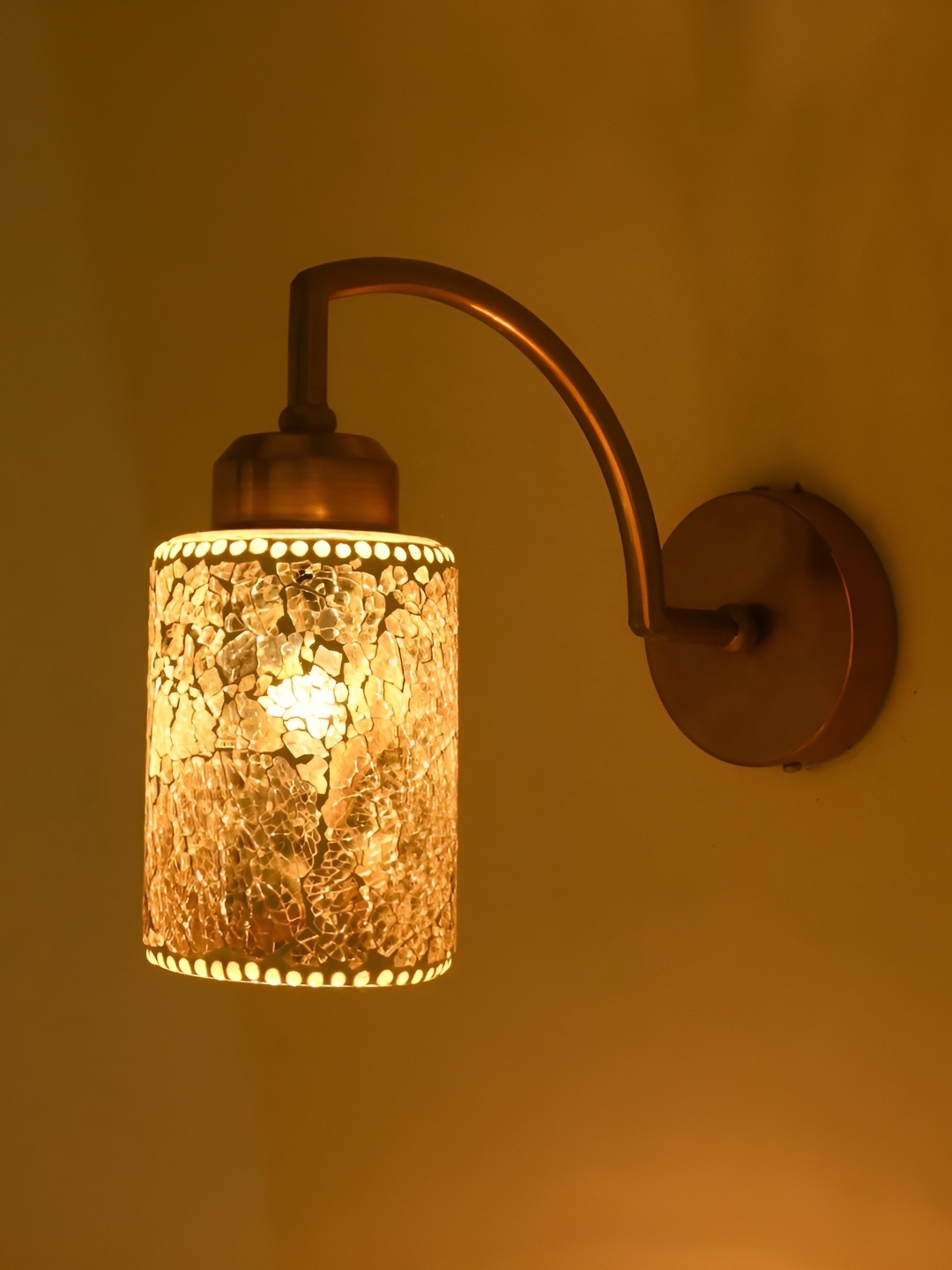 

Afast Blue & White Metal Rectangle Shaped Wall Lamp
