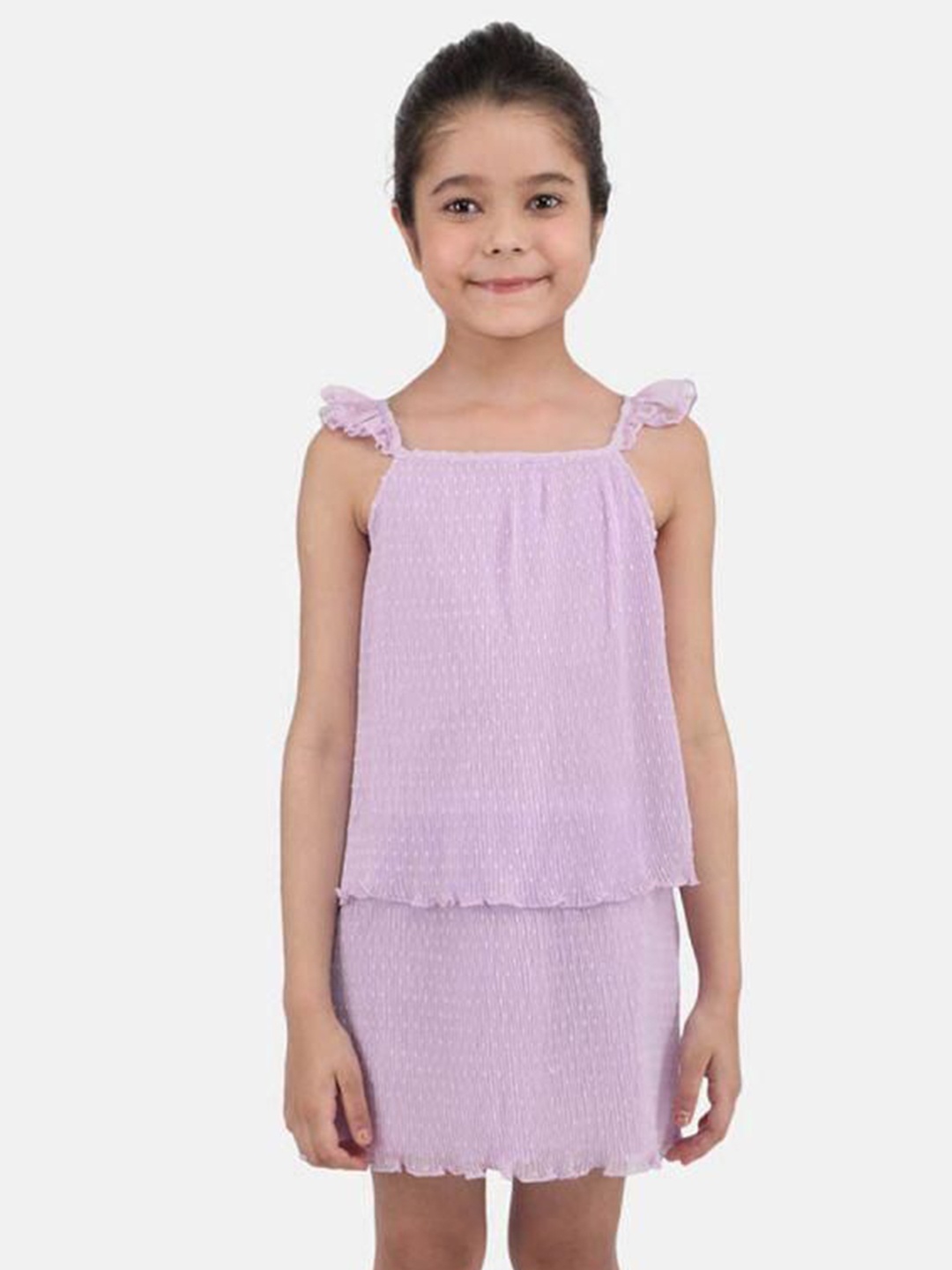 

One Friday Girls A-Line Dress, Purple