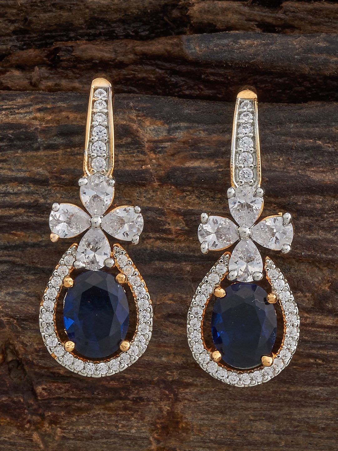 

Kushal's Fashion Jewellery Contemporary Drop Earrings, Blue