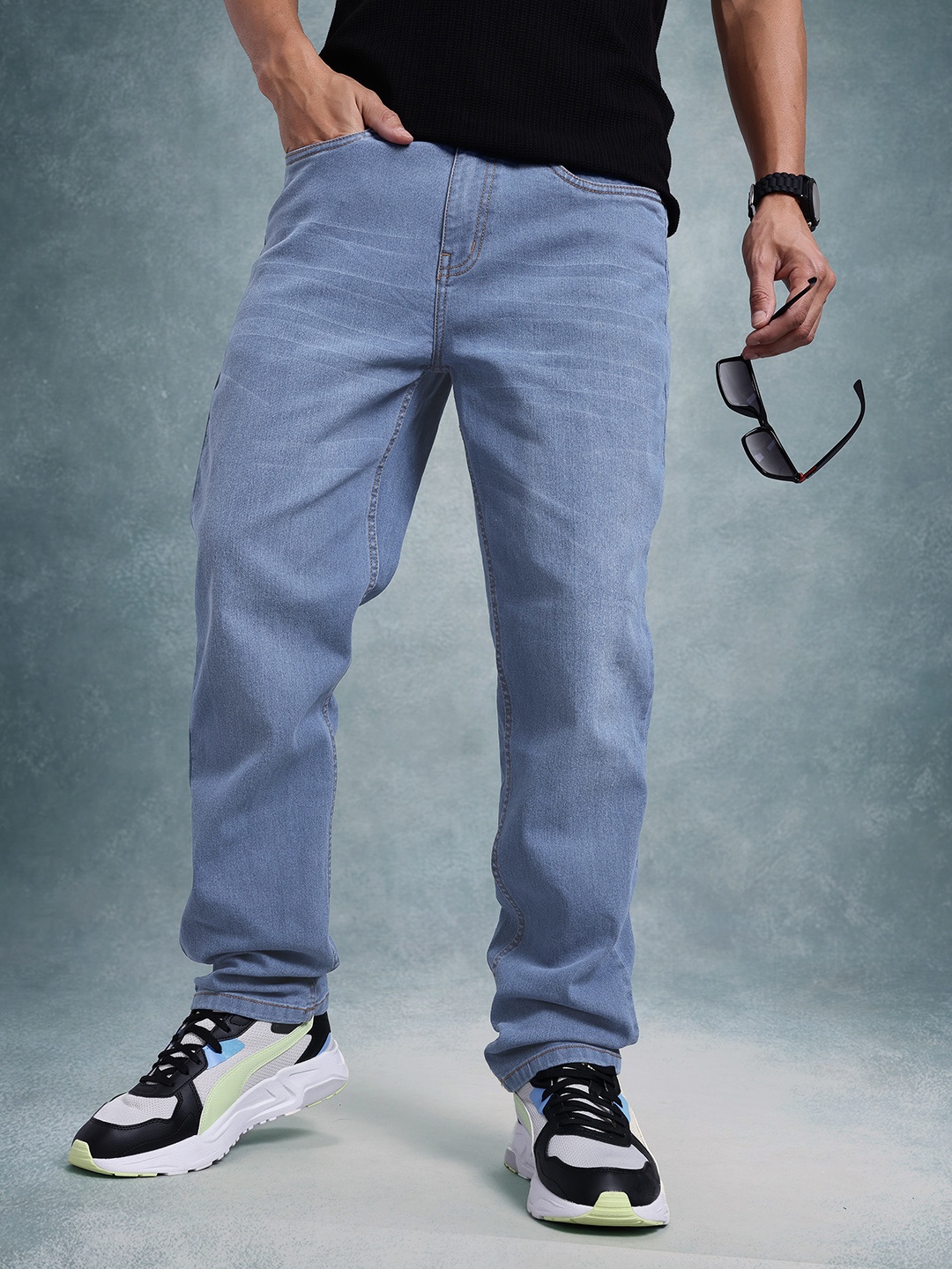 

The Roadster Life Co. Men Relaxed Fit Jeans, Blue