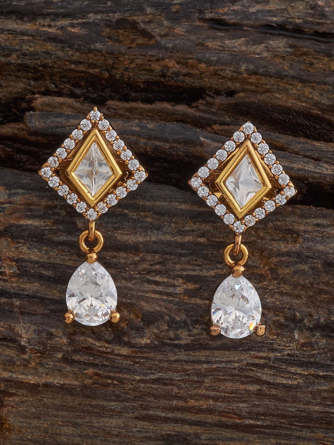 

Kushal's Fashion Jewellery Contemporary Drop Earrings, White