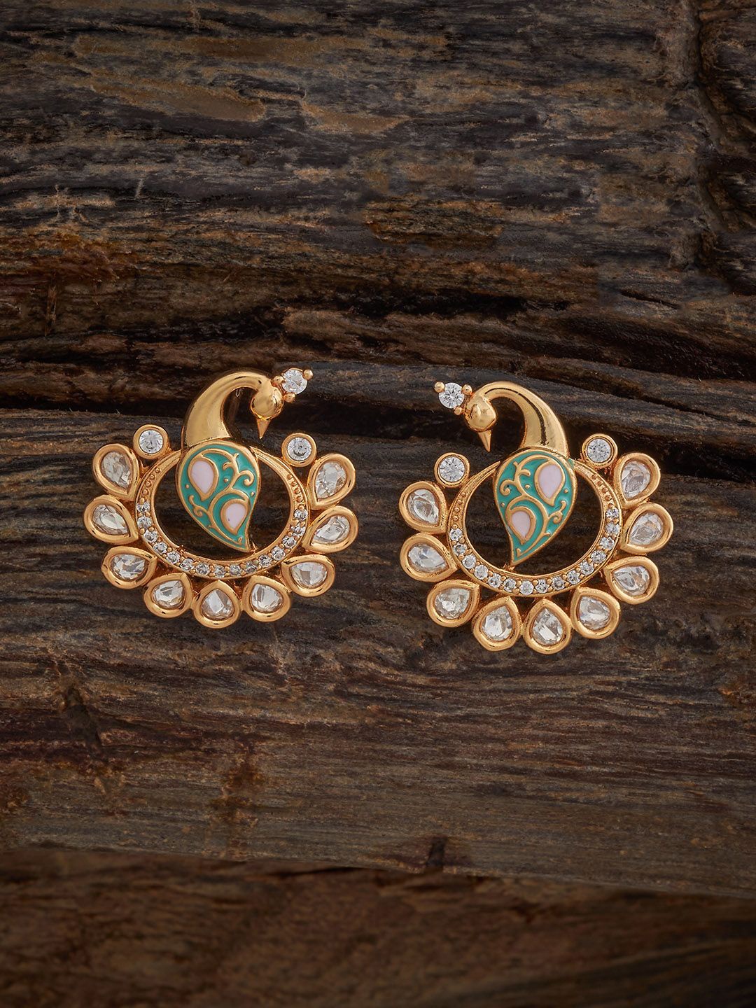 

Kushal's Fashion Jewellery Contemporary Studs Earrings, White