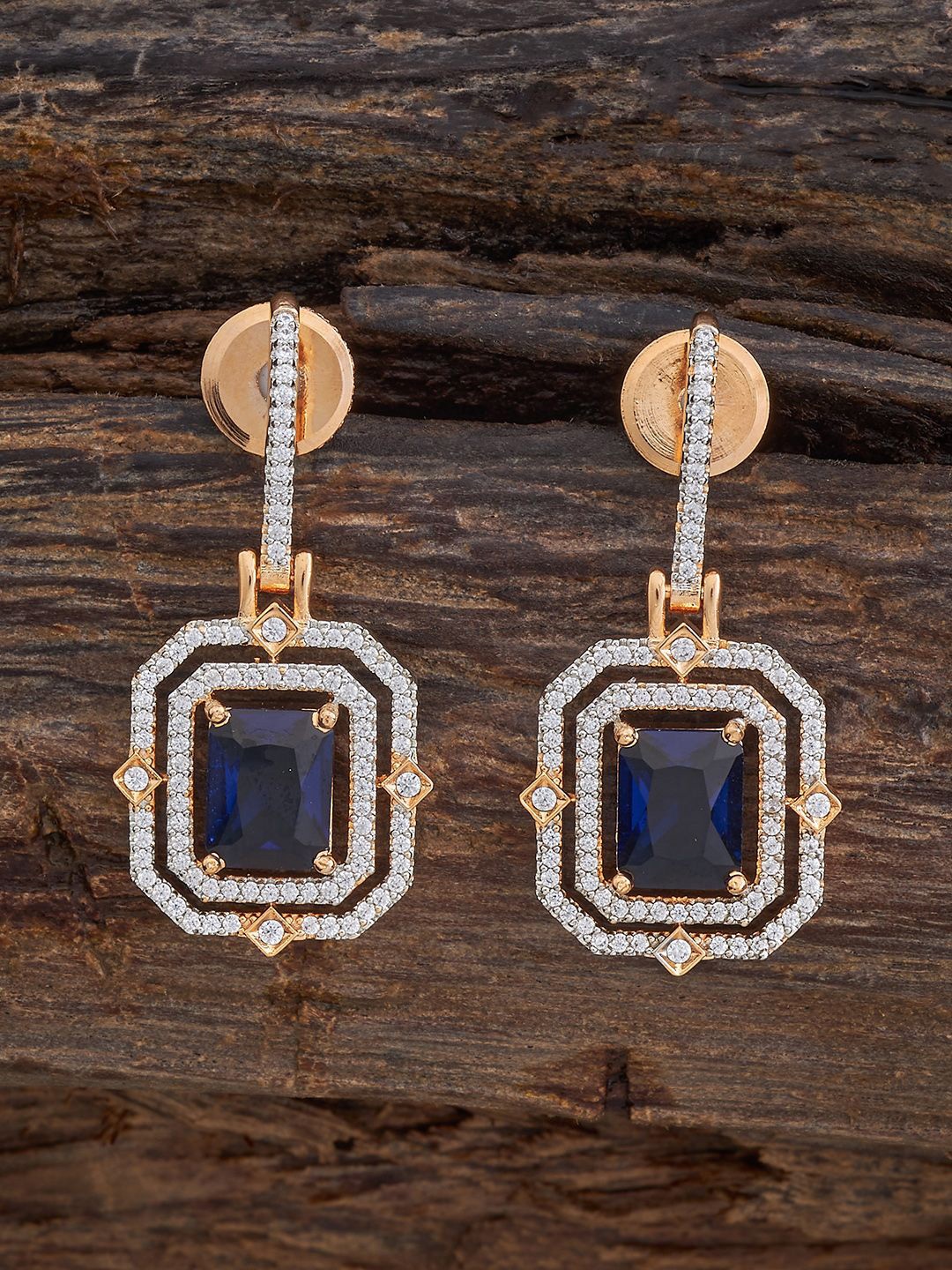 

Kushal's Fashion Jewellery Contemporary Drop Earrings, Blue