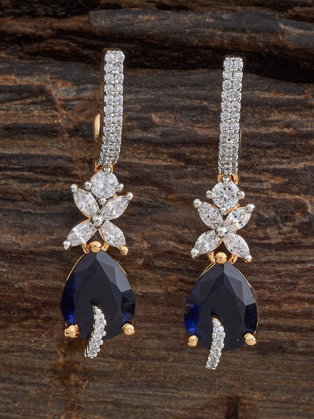 

Kushal's Fashion Jewellery Contemporary Drop Earrings, Blue
