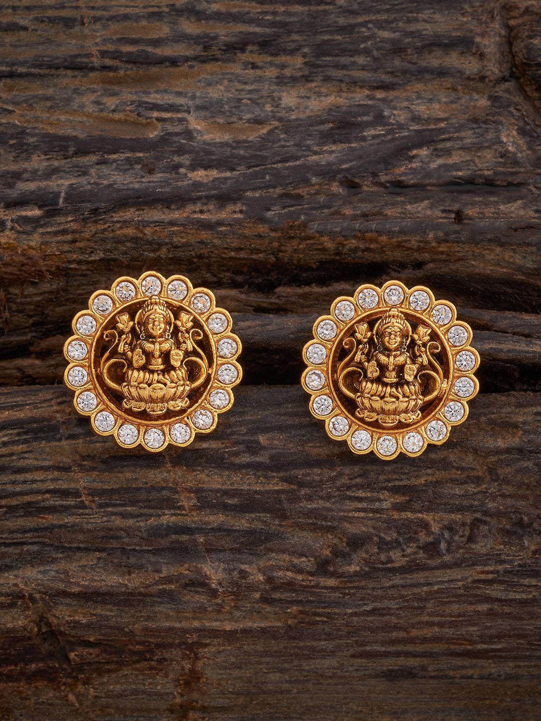 

Kushal's Fashion Jewellery Contemporary Studs Earrings, White