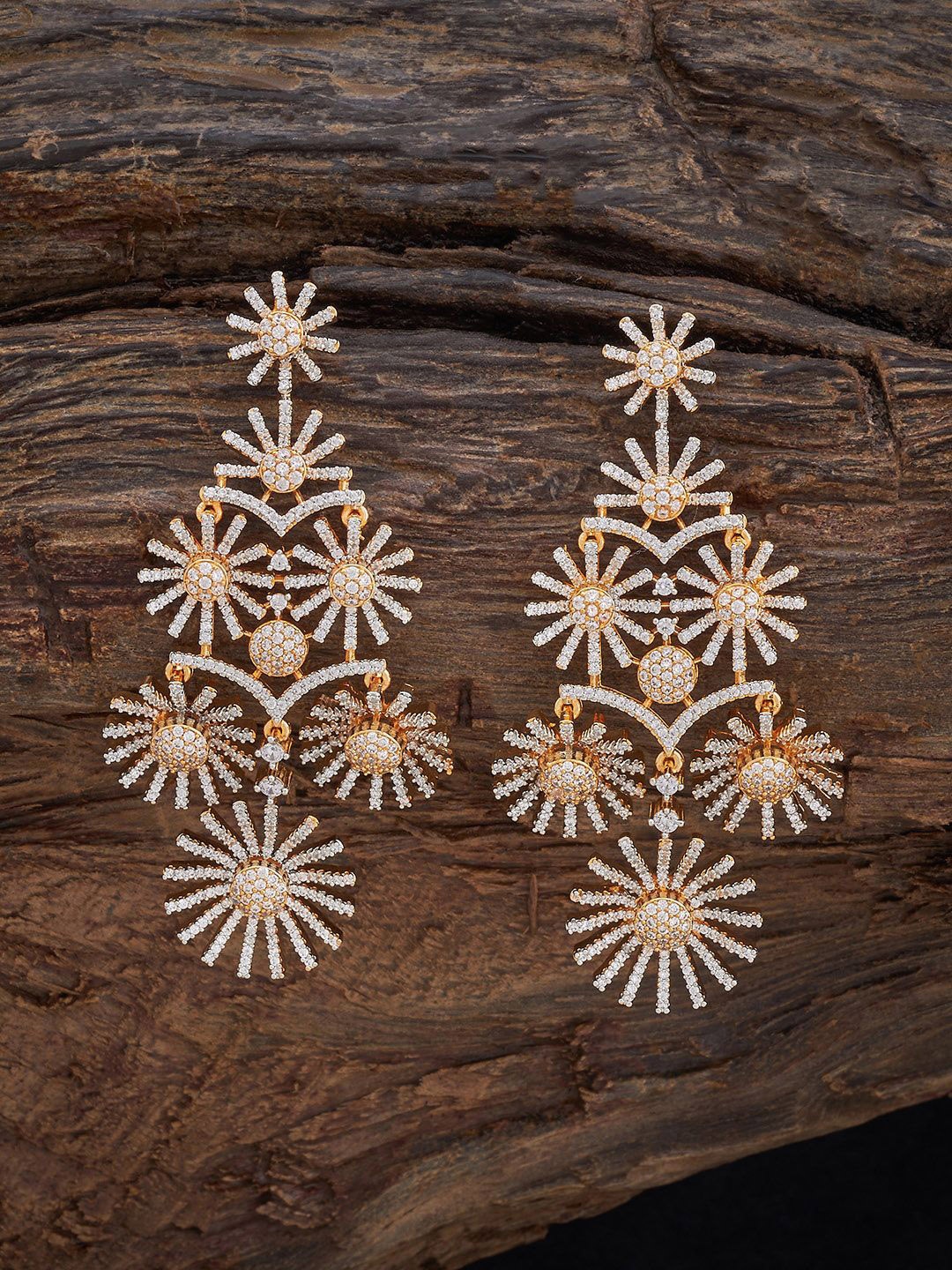 

Kushal's Fashion Jewellery Contemporary Drop Earrings, White