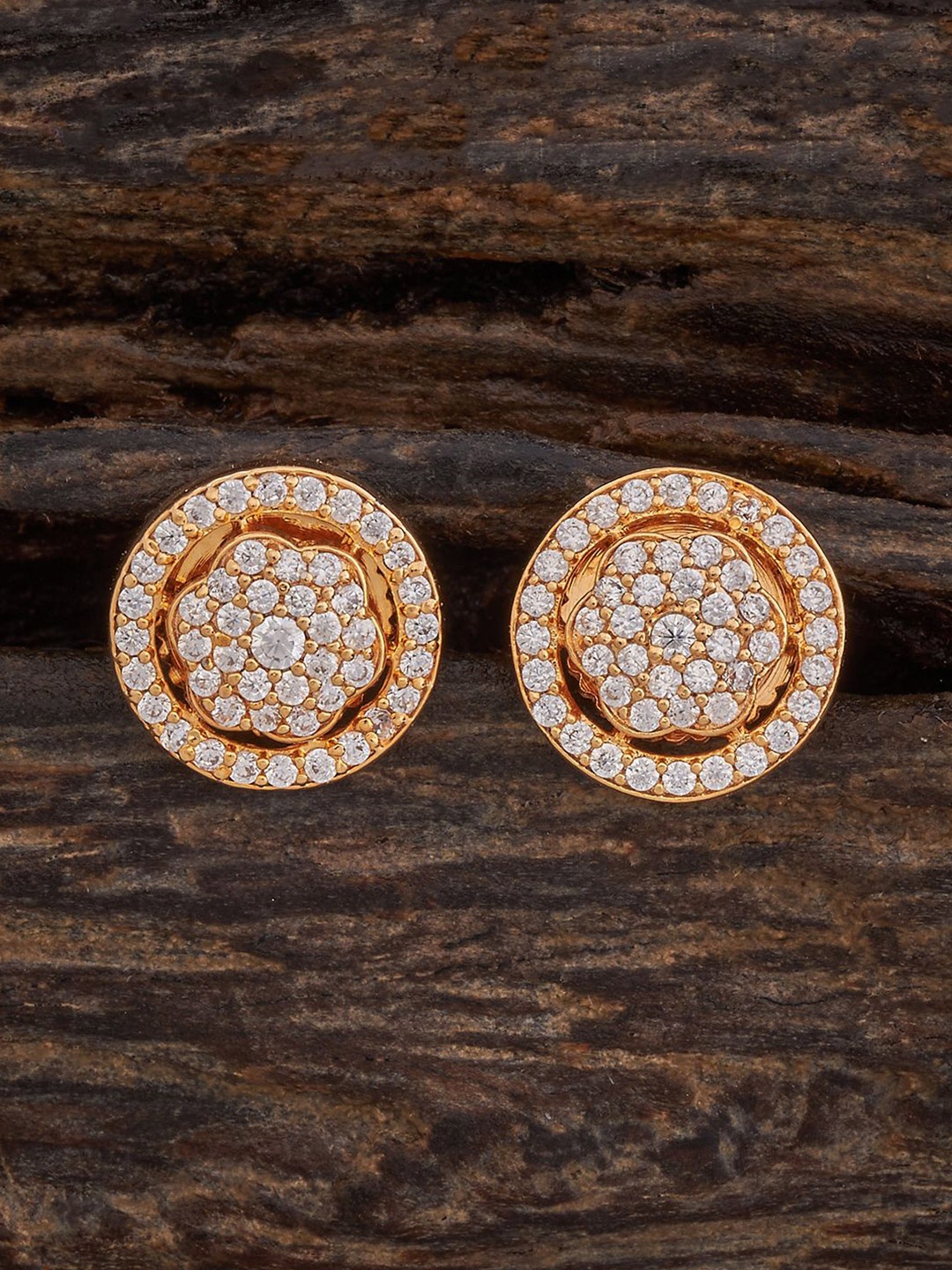 

Kushal's Fashion Jewellery Contemporary Studs Earrings, White