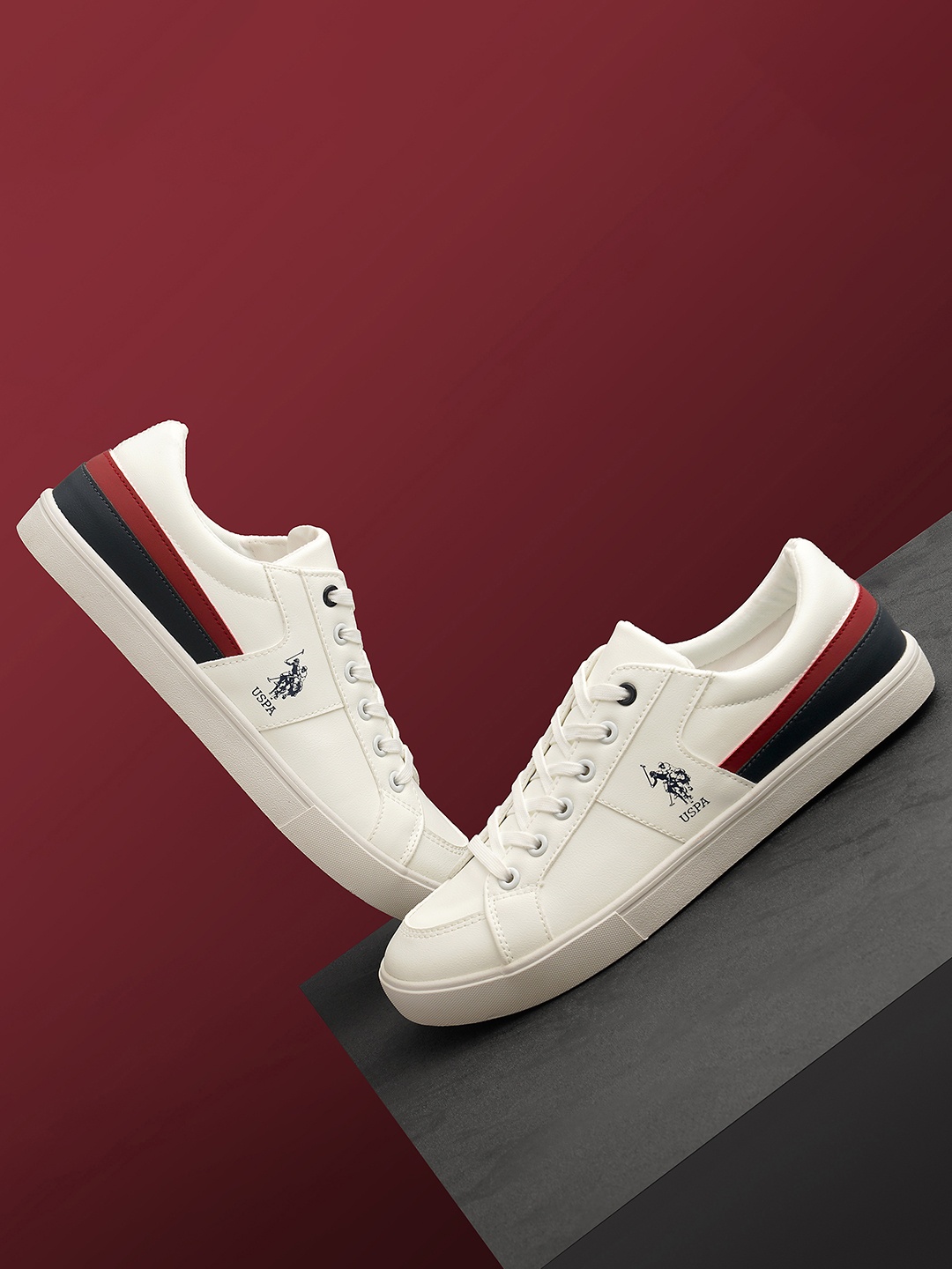 

U.S. Polo Assn. CLARKIN 5.0 Men Sneakers, Off white