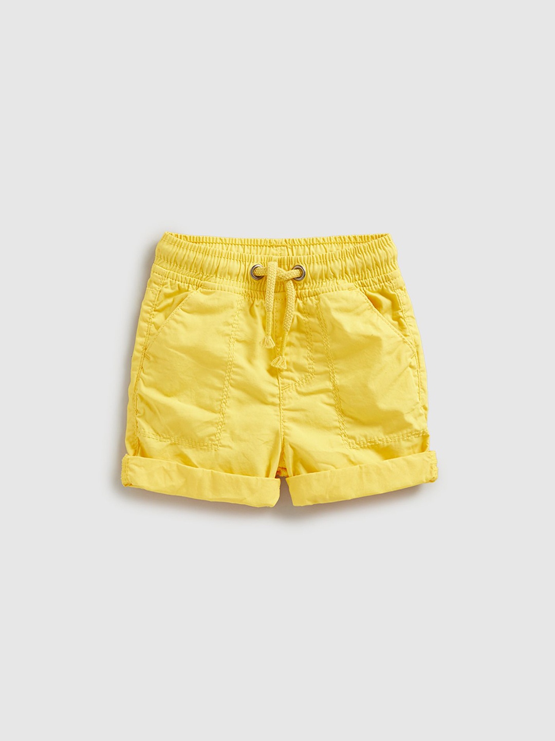 

mothercare Boys Fashion Regular Fit Mid-Rise Shorts, Yellow