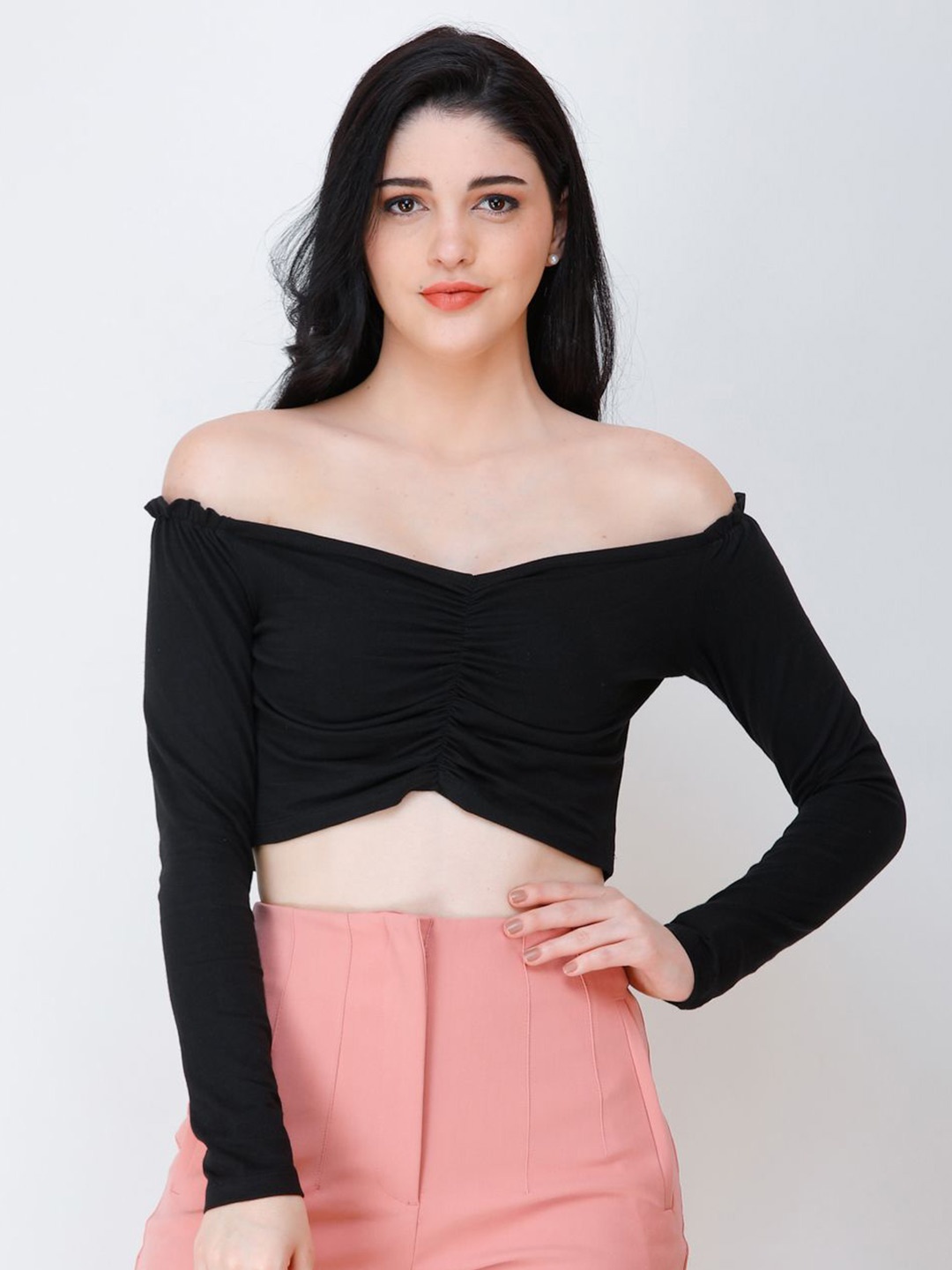 

BAESD Women Off-Shoulder Tank Top, Black