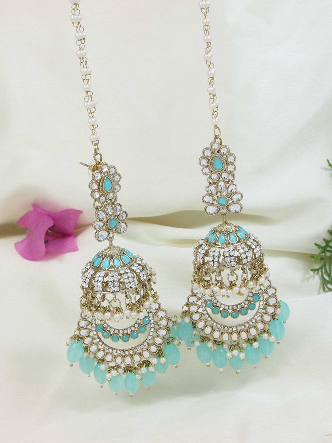 

I Jewels Earrings, Turquoise blue