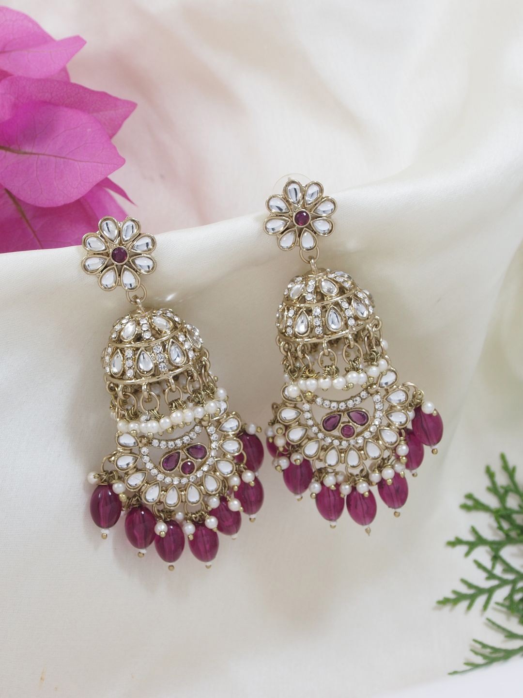 

I Jewels Earrings, Purple