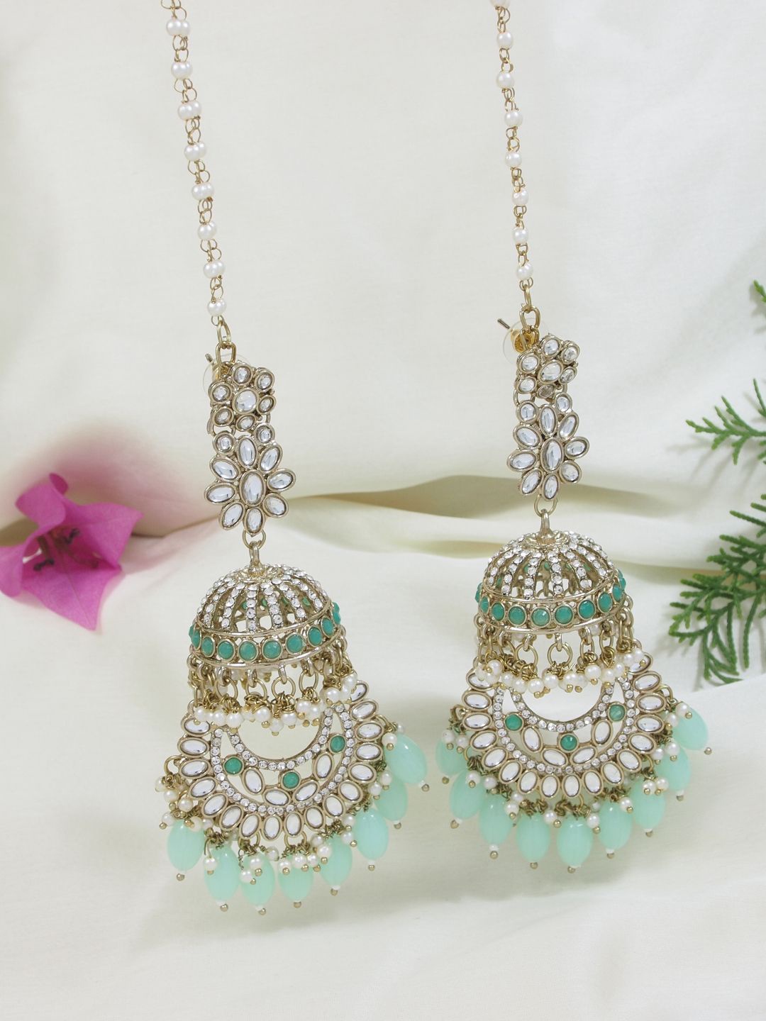 

I Jewels Earrings, Turquoise blue