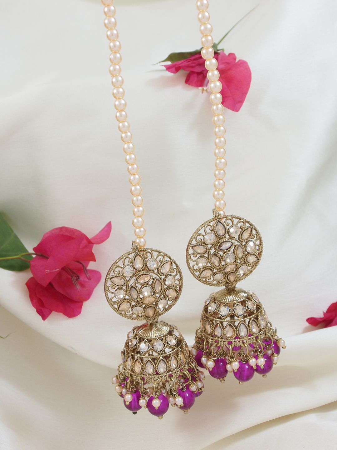 

I Jewels Earrings, Purple