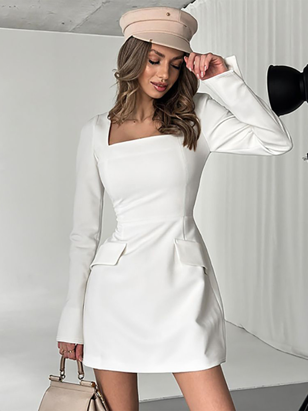 

StyleCast x Revolte Women Sheath Dress, White