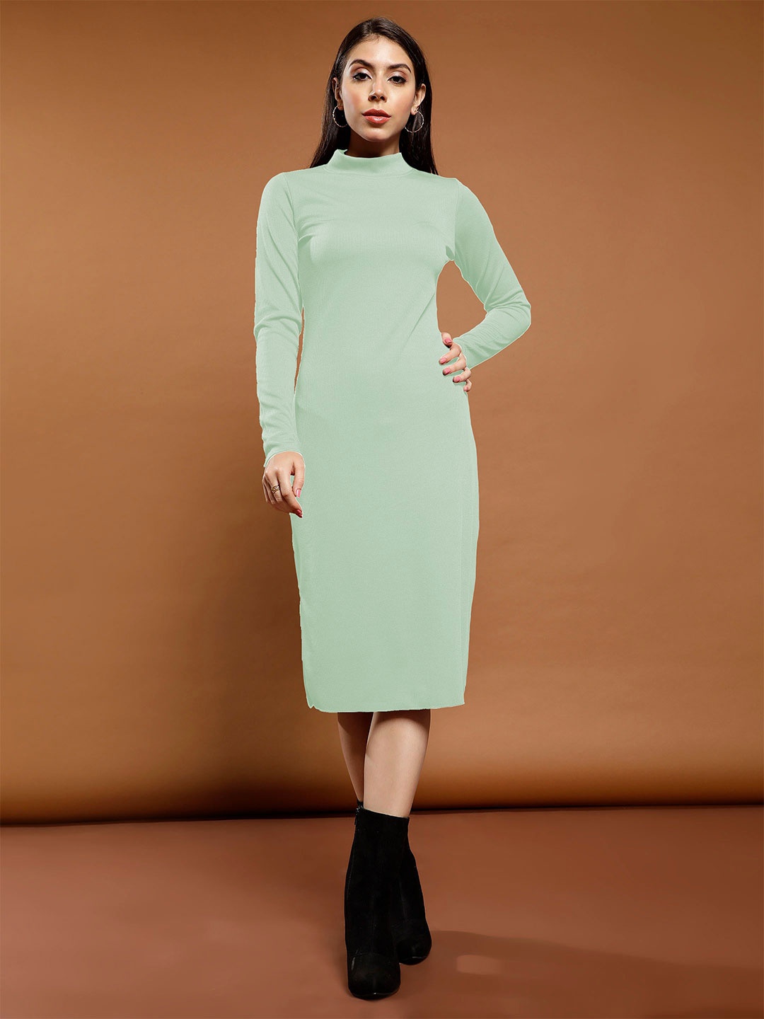 

Athena Immutable Sheath Midi Dress, Green