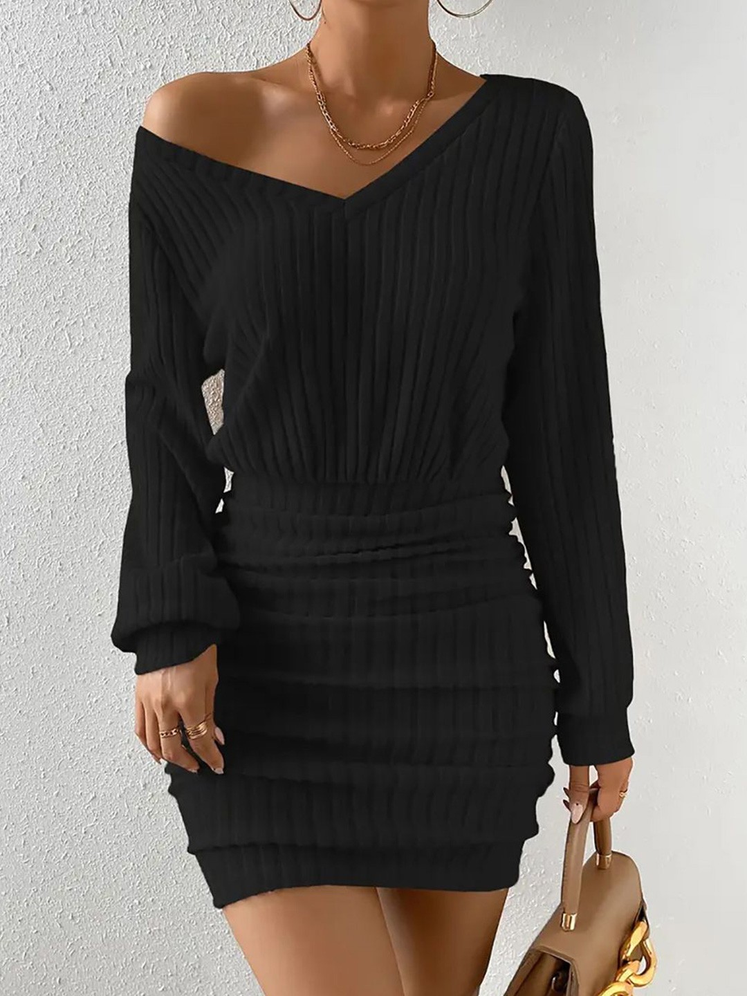 

StyleCast x Revolte Women Sheath Mini Dress, Black