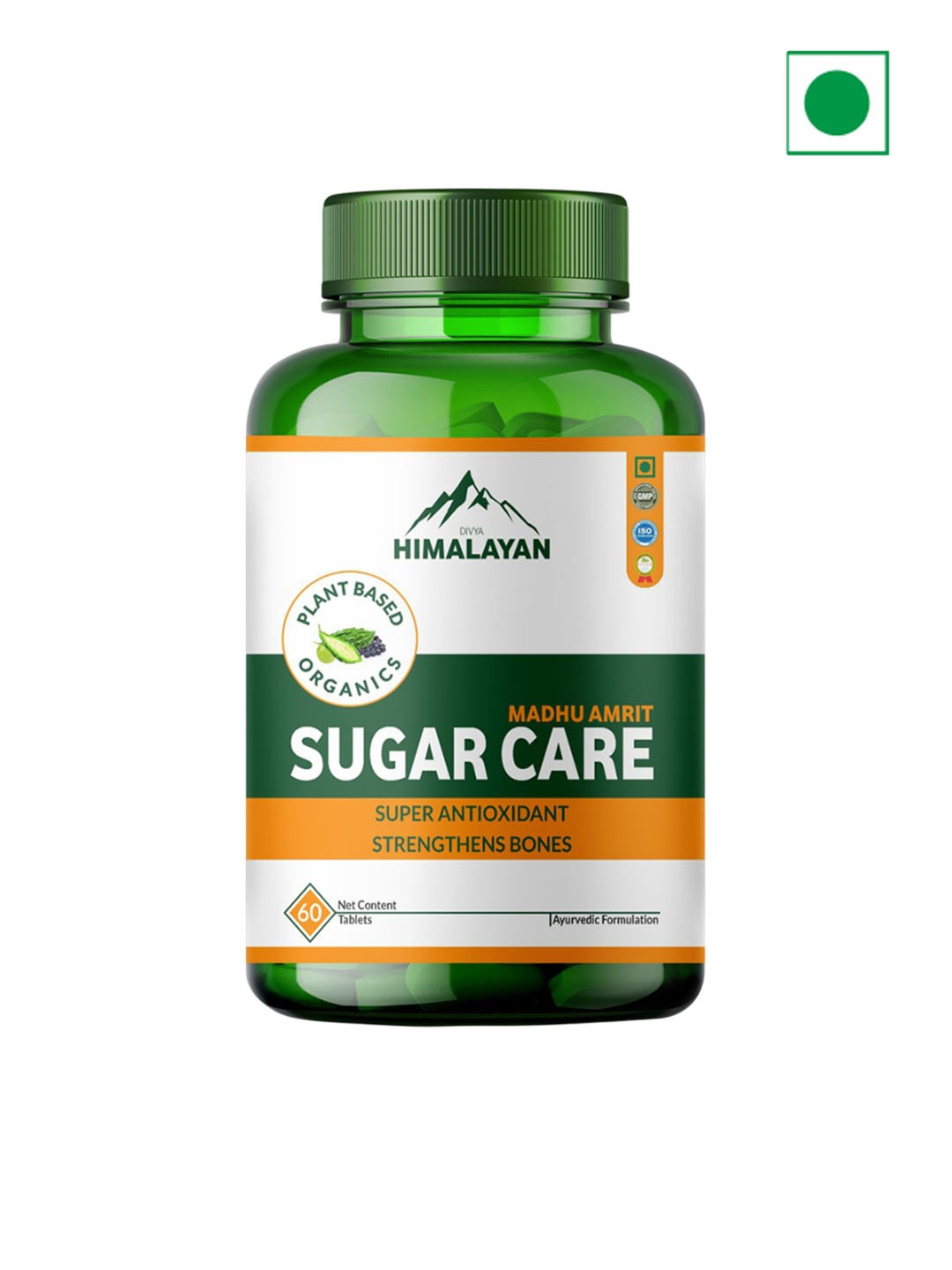 

Divya Himalayan Sugar Care Supplement - 60 Tablets, Green