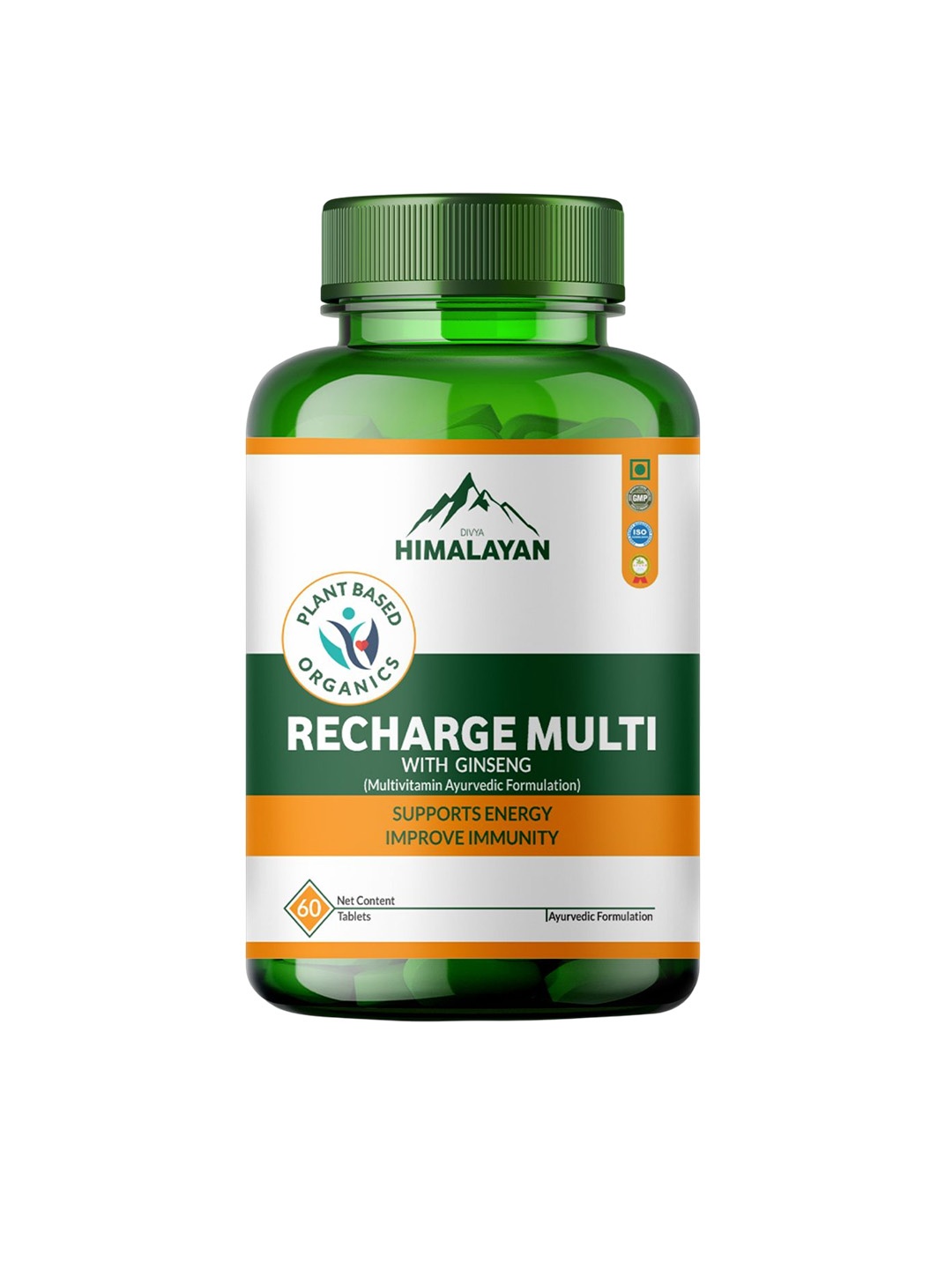 

Divya Himalayan Multivitamin With Probiotics & Ginseng - 60 Tablets, Green