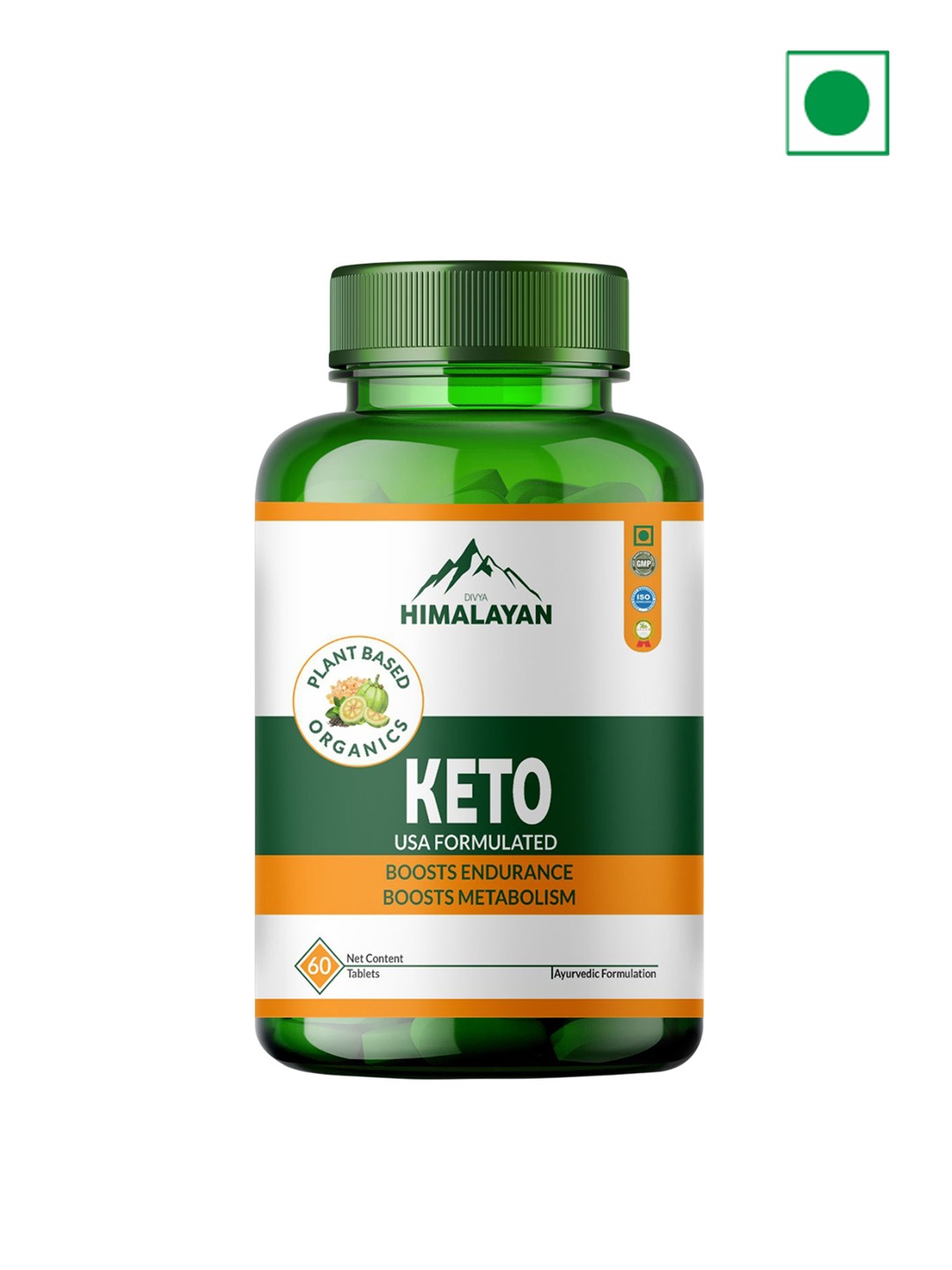 

Divya Himalayan Keto Capsules For Weight Management -60 Capsules, Green