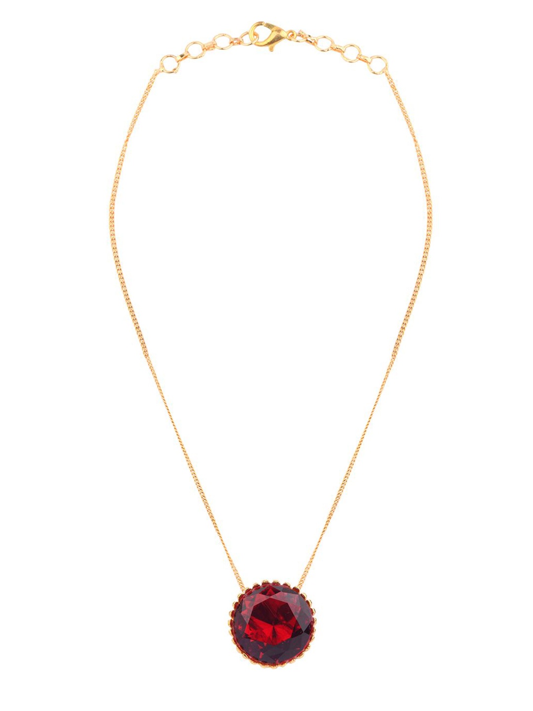 

Ethnic Andaz Brass Gold-Plated Handcrafted Necklace