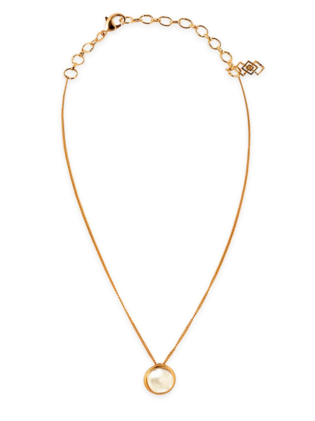 

Ethnic Andaz Brass Gold-Plated Handcrafted Necklace