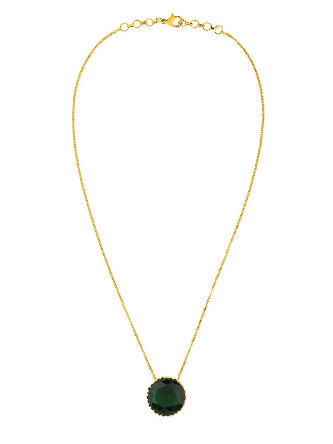

Ethnic Andaz Brass Gold-Plated Handcrafted Necklace