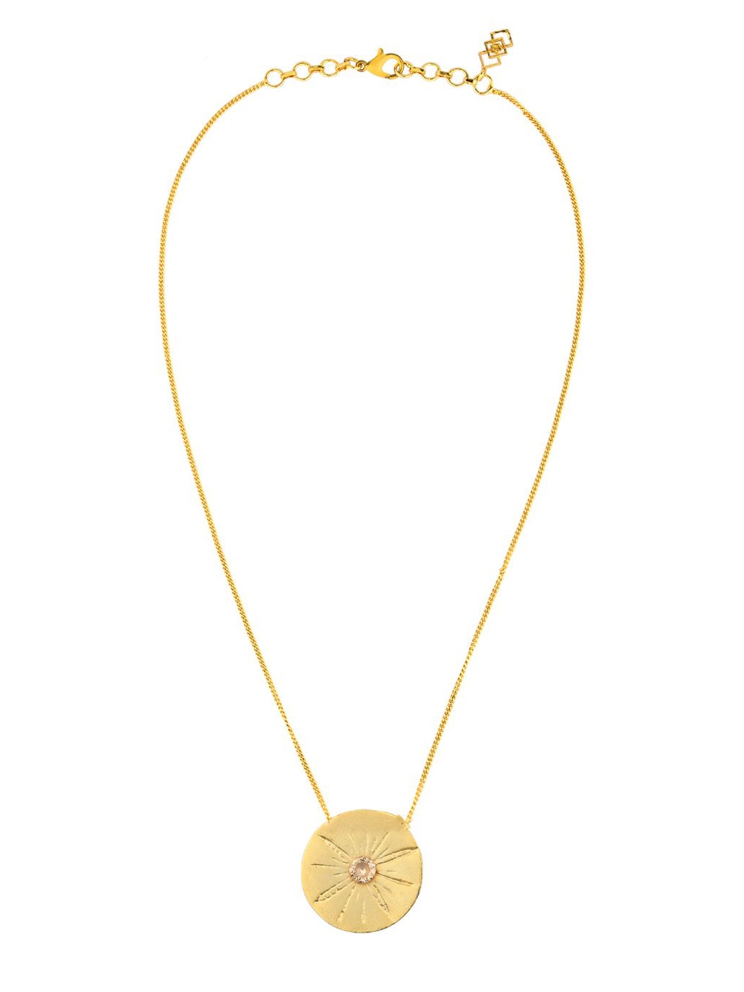 

Ethnic Andaz Brass Gold-Plated Handcrafted Necklace