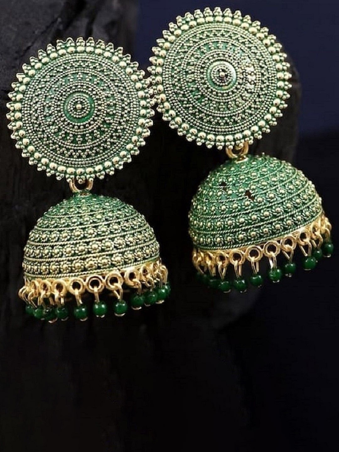 

JMBW INTERNATIONAL Earrings, Green