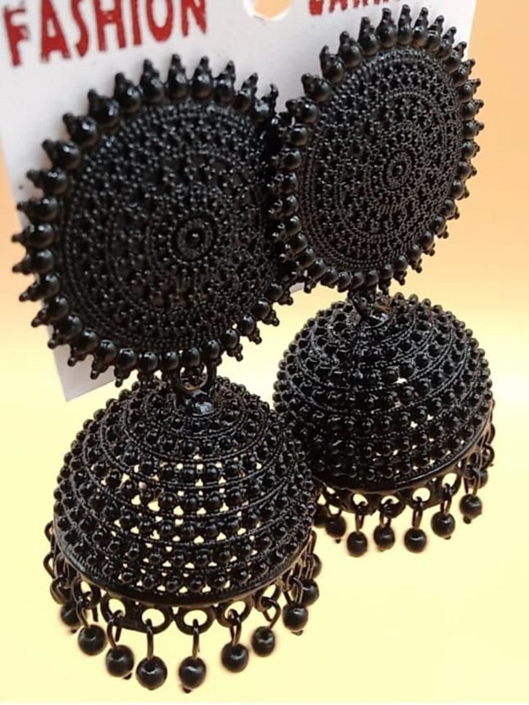 

JMBW INTERNATIONAL Earrings, Black