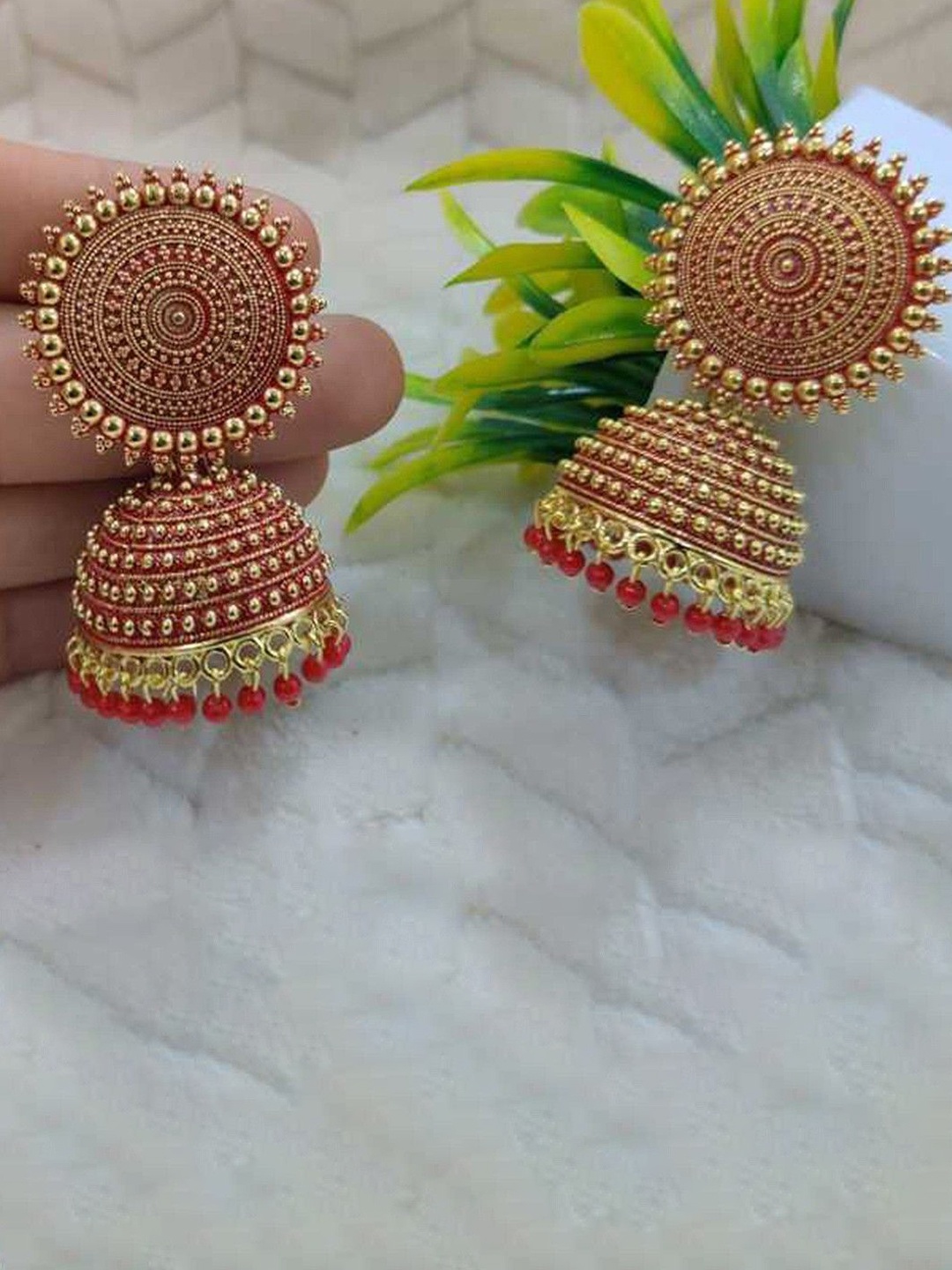 

JMBW INTERNATIONAL Earrings, Red