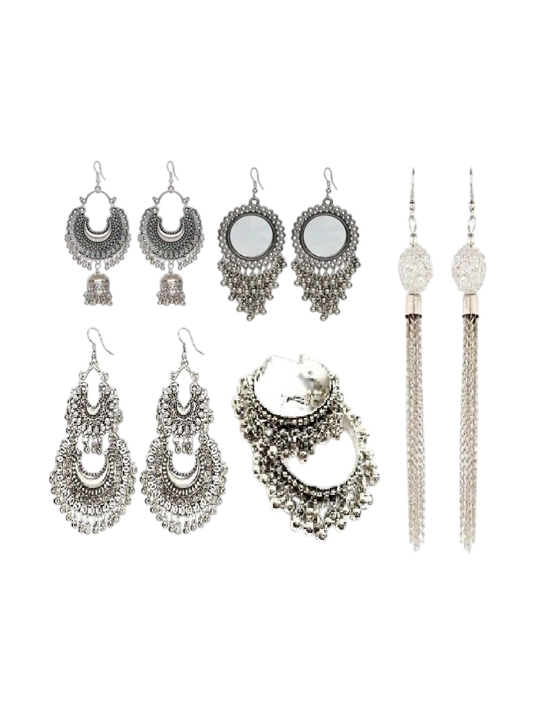 

JMBW INTERNATIONAL Earrings, White