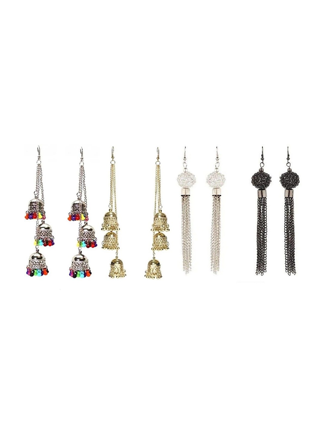 

JMBW INTERNATIONAL Pearls Earrings, Multi