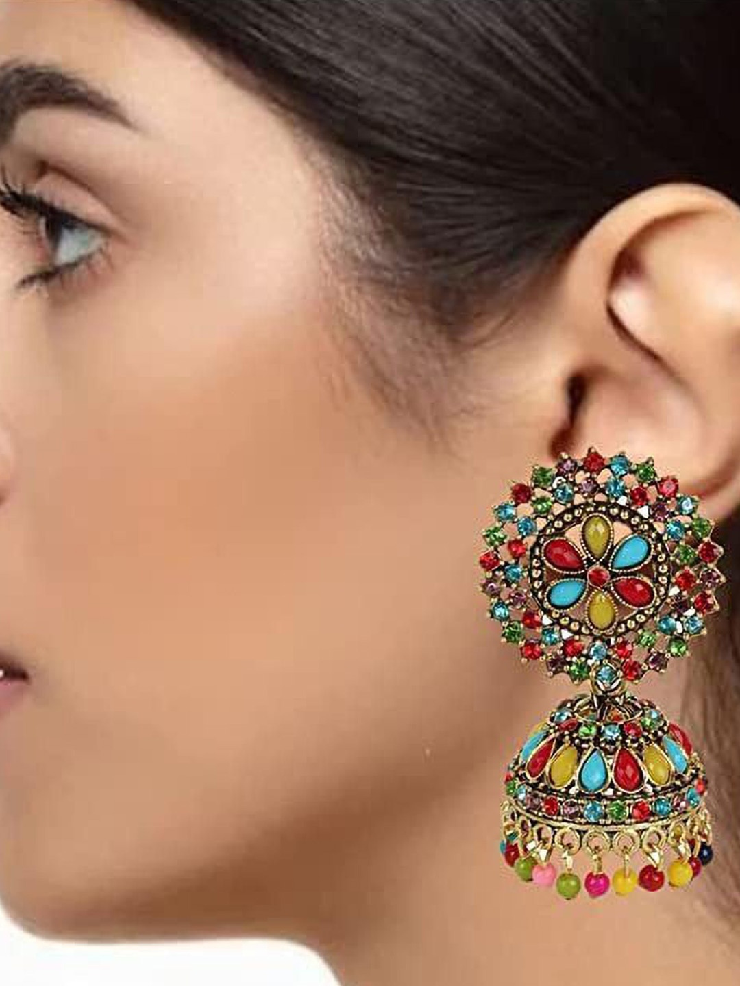 

JMBW INTERNATIONAL Pearls Earrings, Multi
