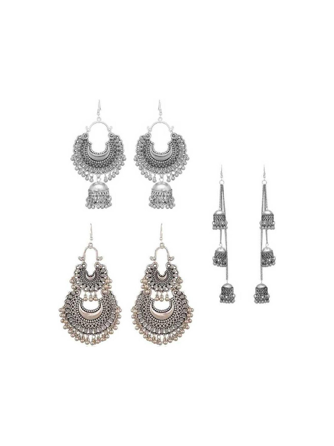 

JMBW INTERNATIONAL Earrings, Silver