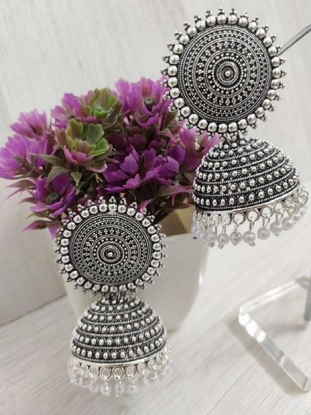 

JMBW INTERNATIONAL Earrings, Silver