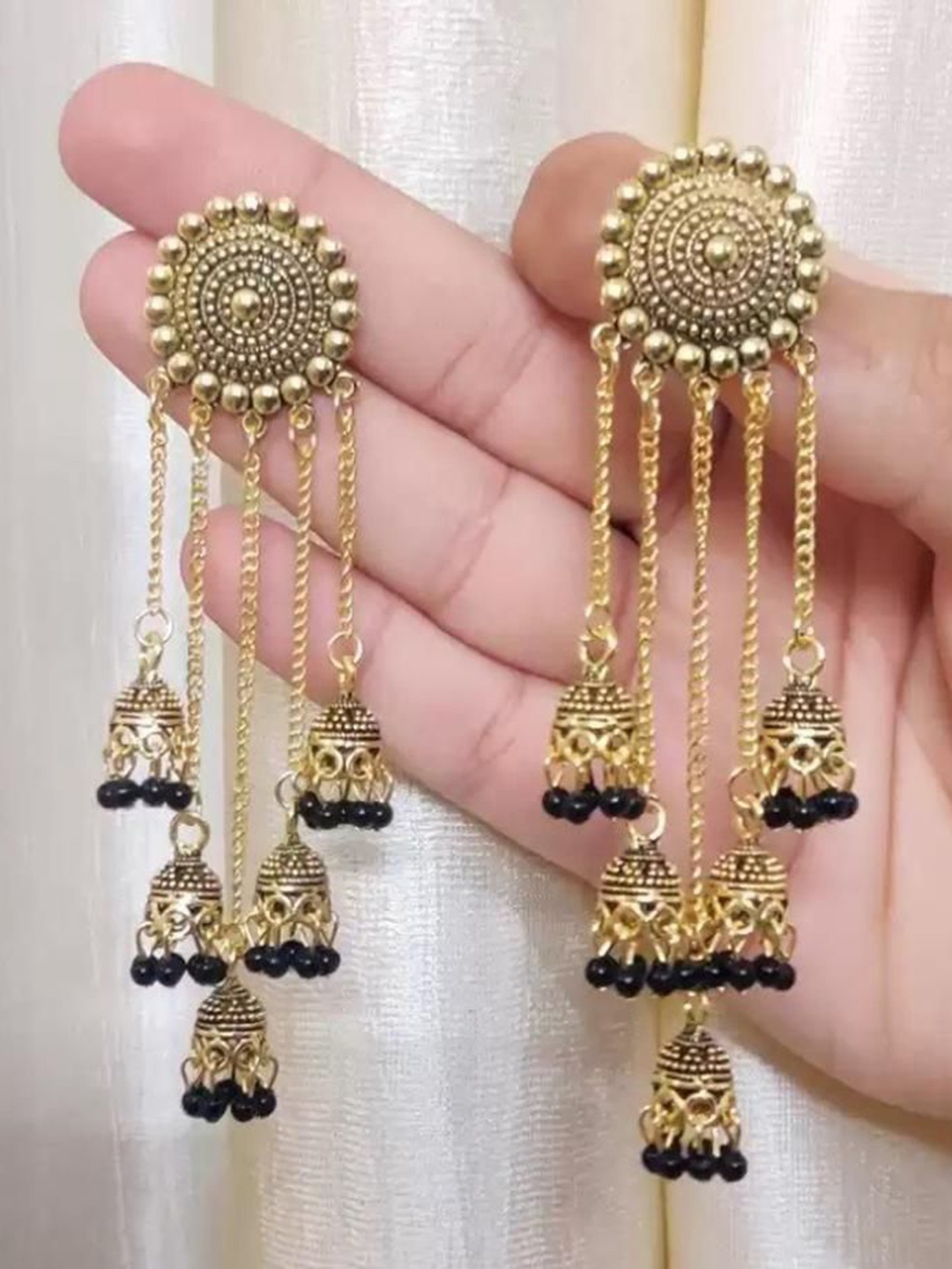 

JMBW INTERNATIONAL Earrings, Black