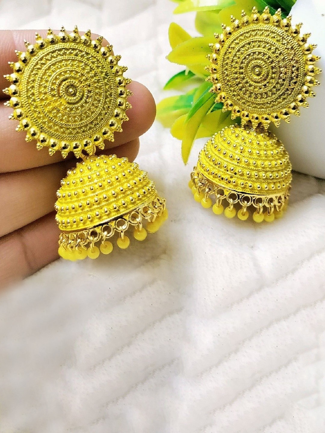 

JMBW INTERNATIONAL Earrings, Yellow