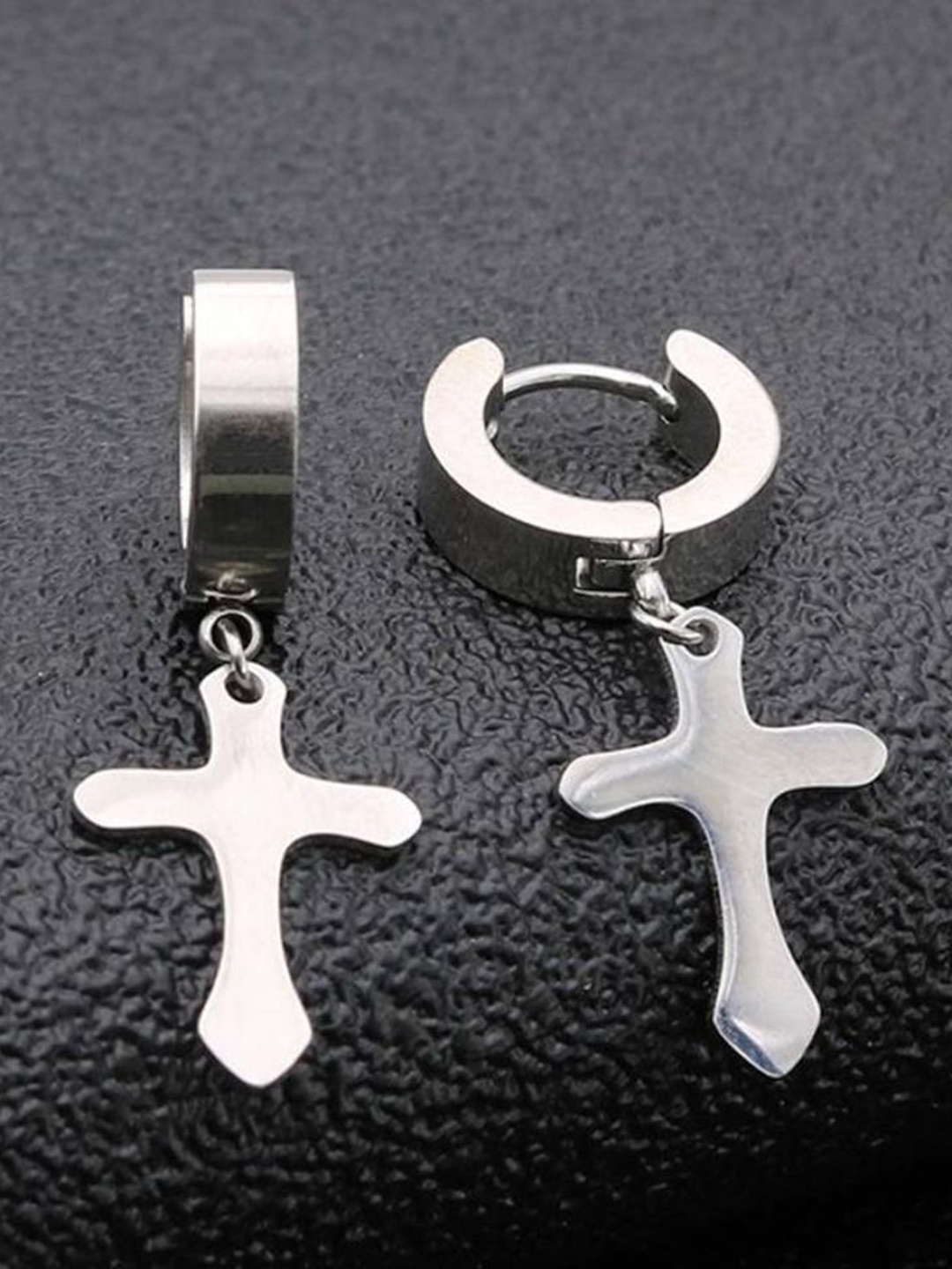 

JMBW INTERNATIONAL Agate Earrings, Silver