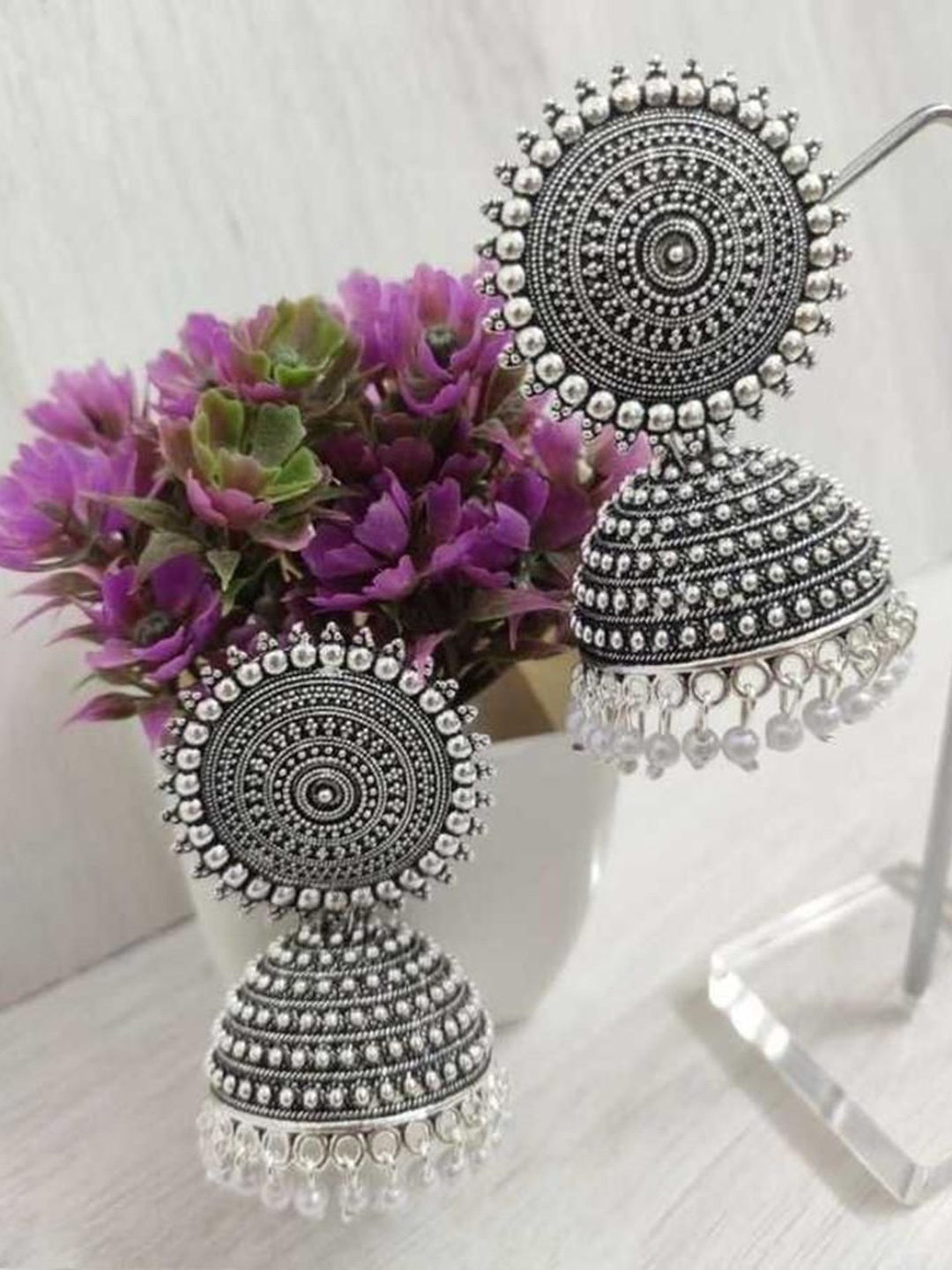 

JMBW INTERNATIONAL Earrings, Silver