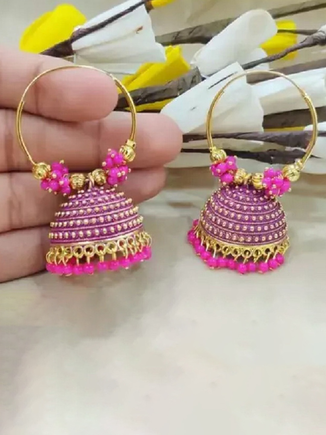 

JMBW INTERNATIONAL Earrings, Pink