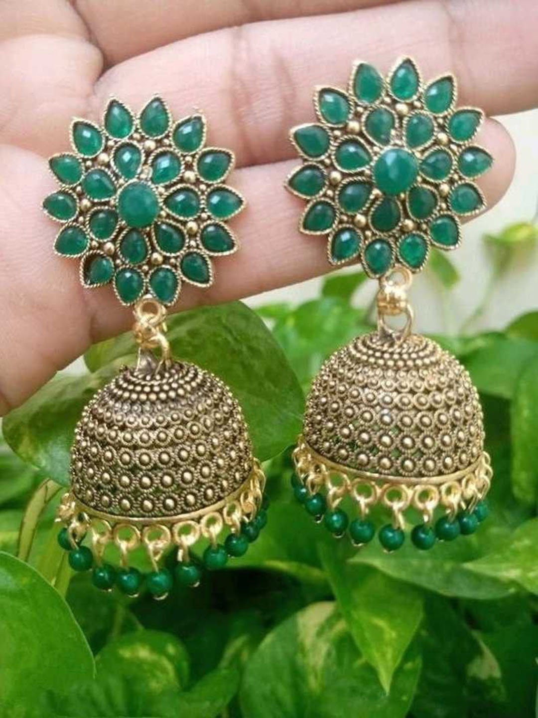 

JMBW INTERNATIONAL Earrings, Green