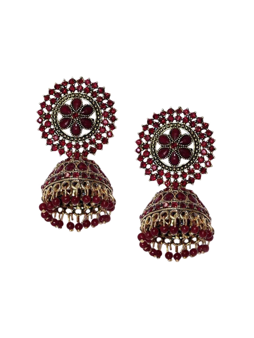 

JMBW INTERNATIONAL Earrings, Maroon