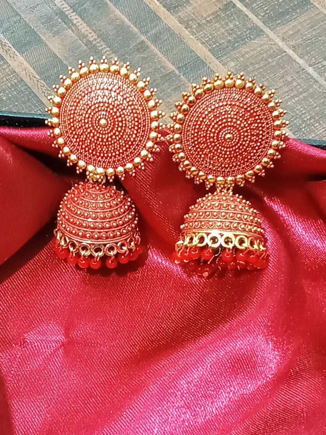 

JMBW INTERNATIONAL Earrings, Red